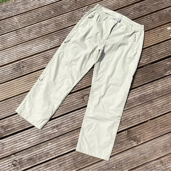 Vintage 1990s trespass gorpcore beige cargo trousers small - Picture 2 of 4